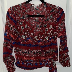 SOLD- Wrap around crop top